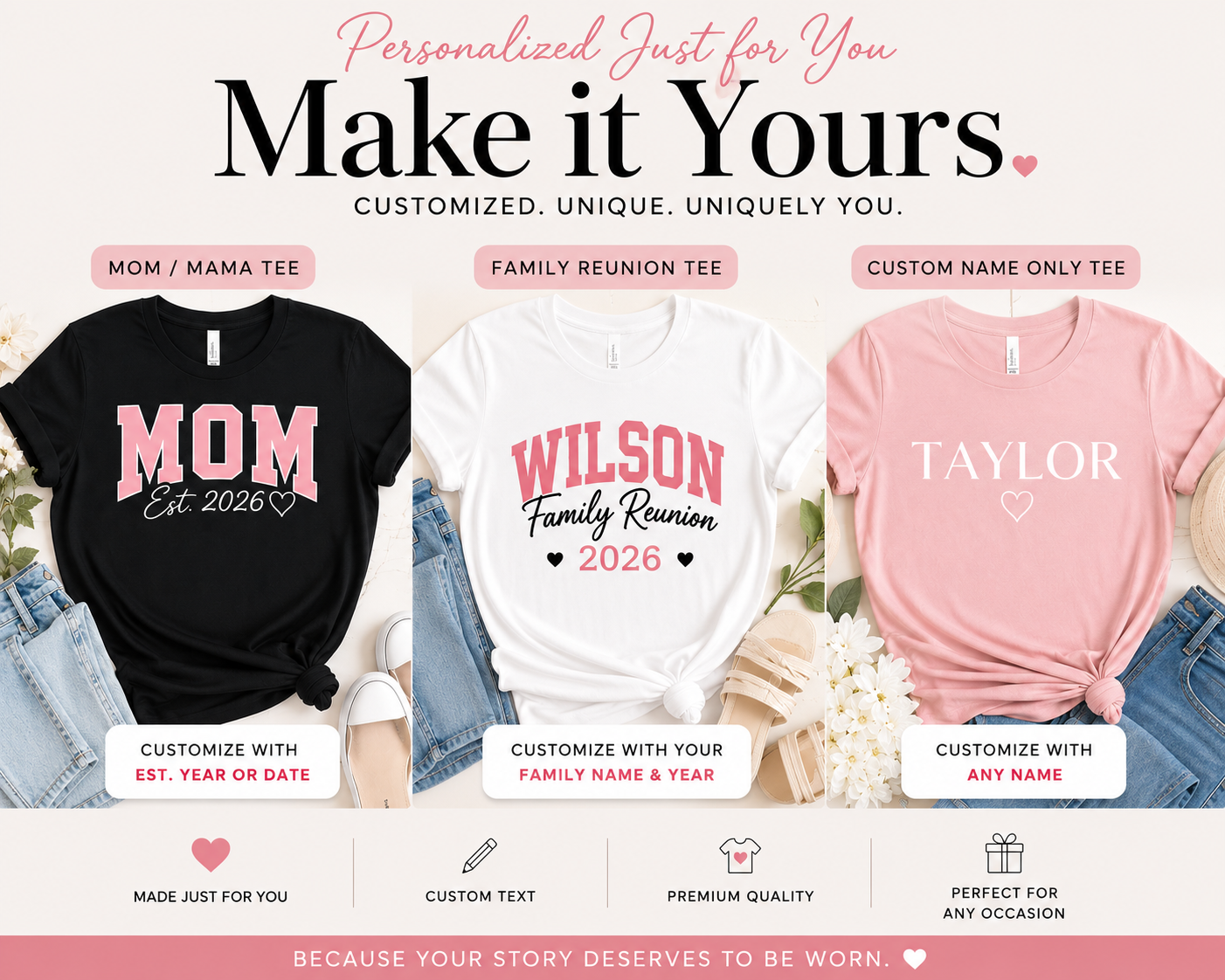 Made for You | Personalized Signature Tee